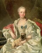 Louis Michel van Loo Portrait of Princess Ekaterina Dmitrievna Golitsyna Spain oil painting artist